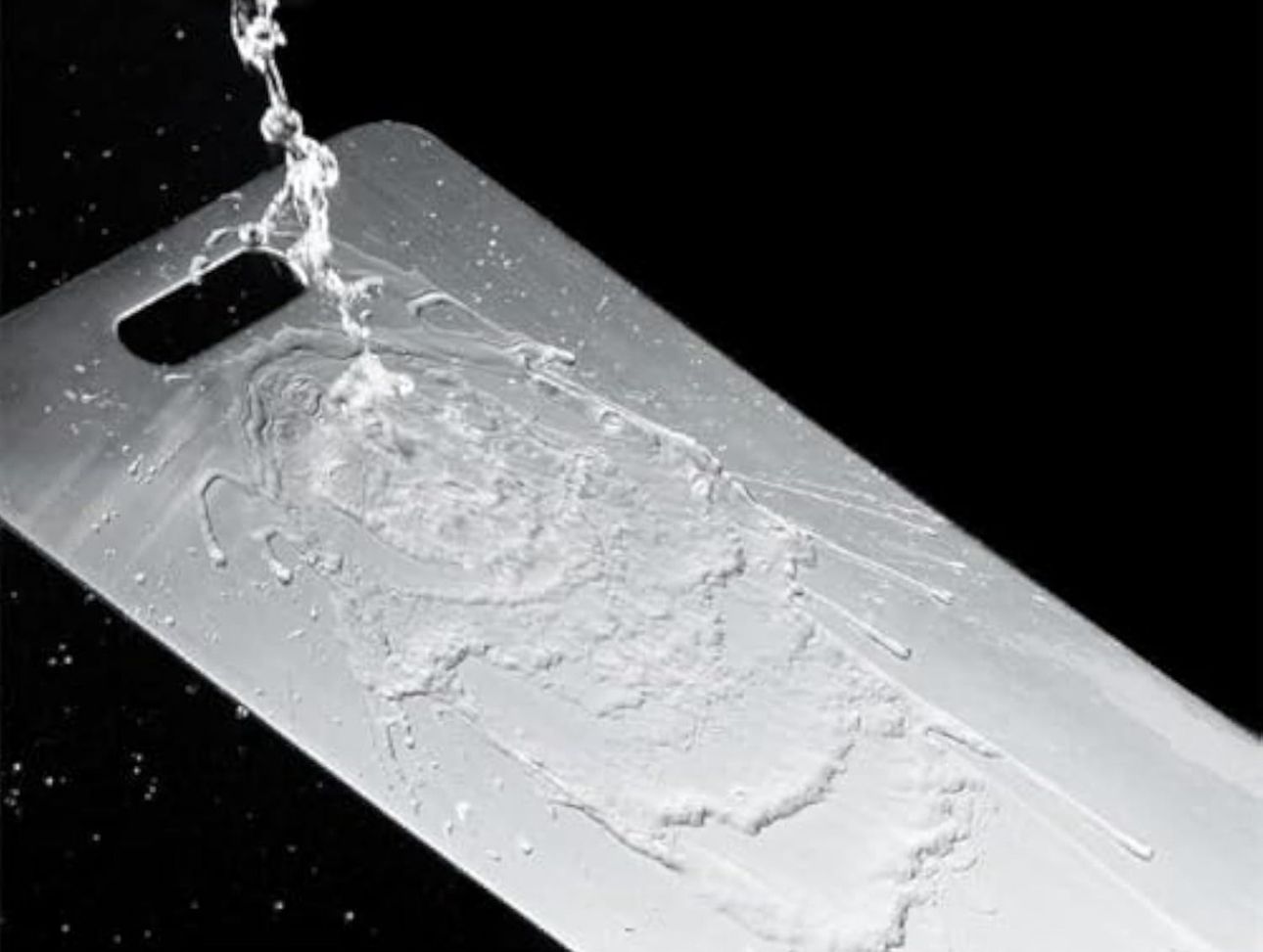 Miniatura 1 de TABLA PARA PICAR EN ACERO INOXIDABLE 1MM